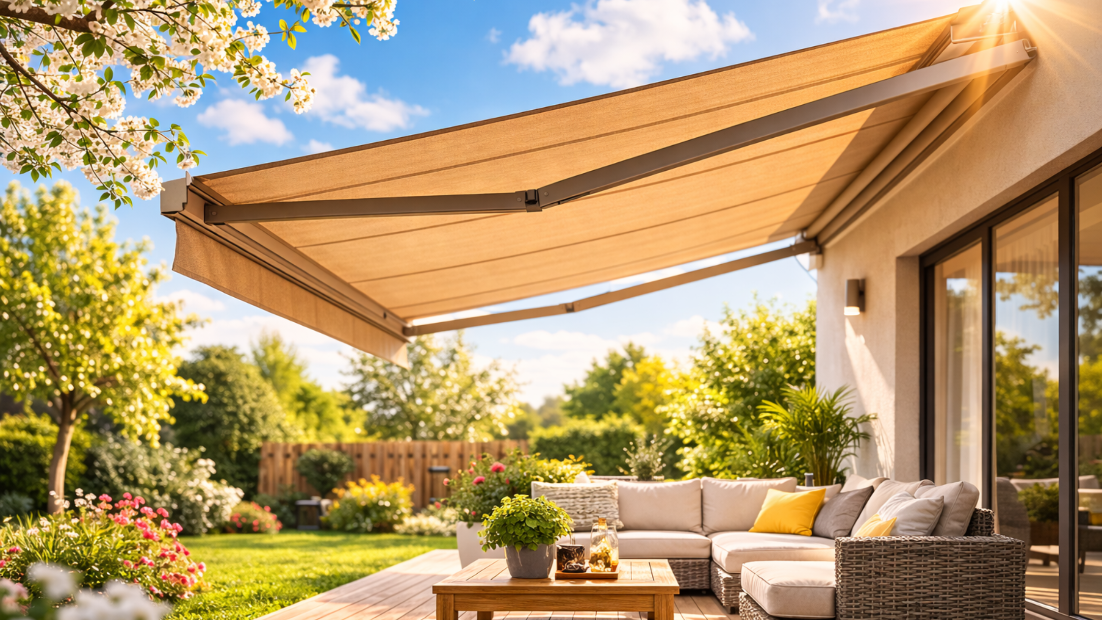 Tavaszi napellenző telepítés